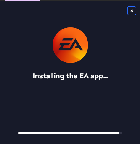 ea app yüklenme