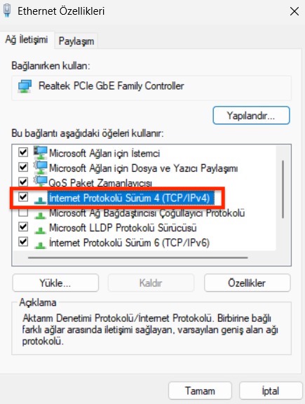 dns nasıl değiştirilir