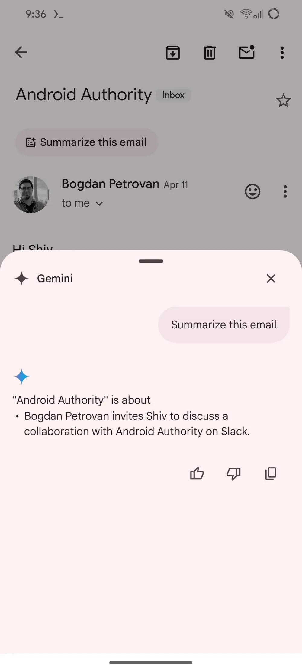 gmail e-posta özetleme