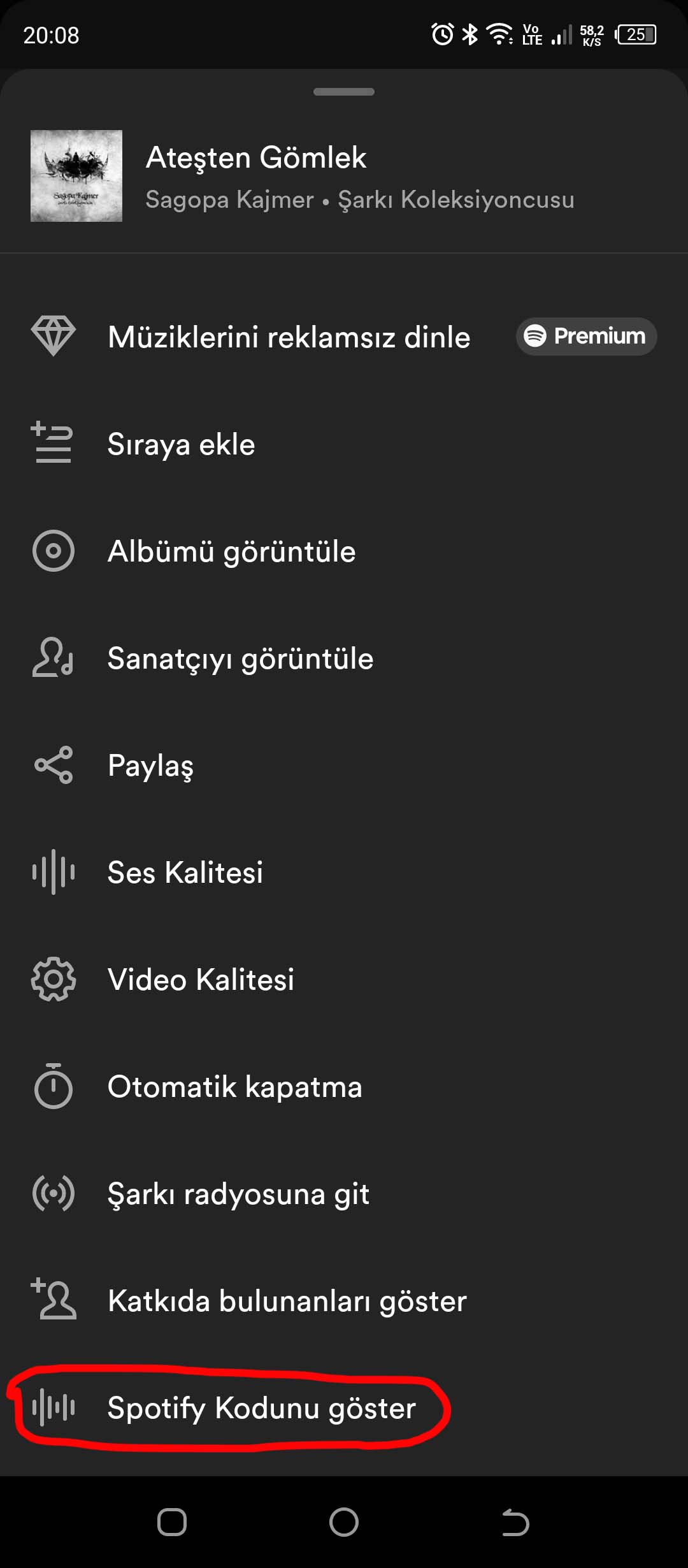 spotify barkod nasıl kullanılır