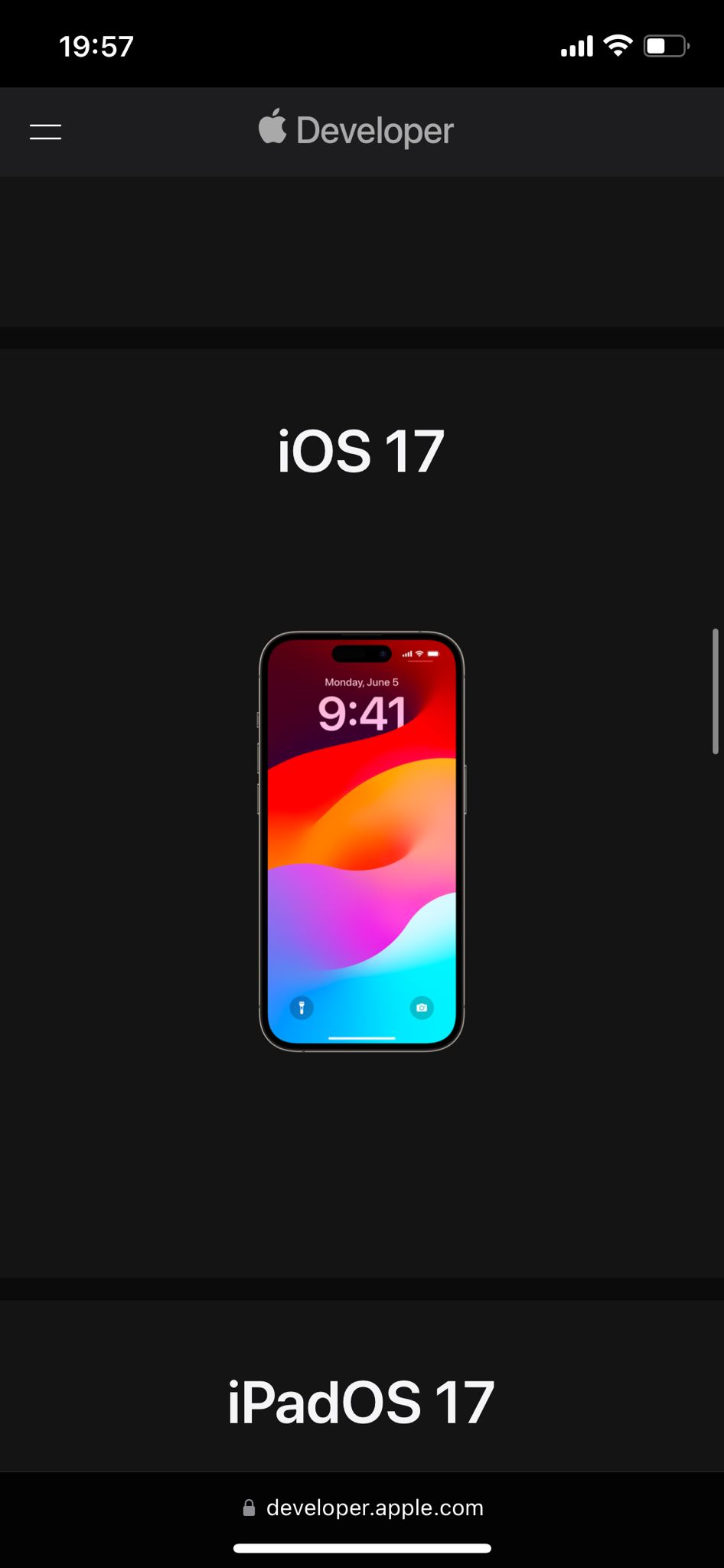 ios 17.5 beta sürümü