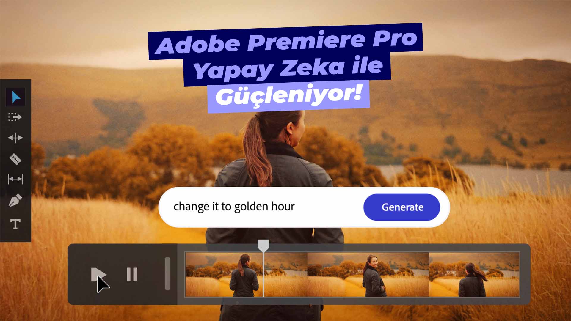 Adobe Premiere Pro üretken yapay zeka ile güçleniyor!