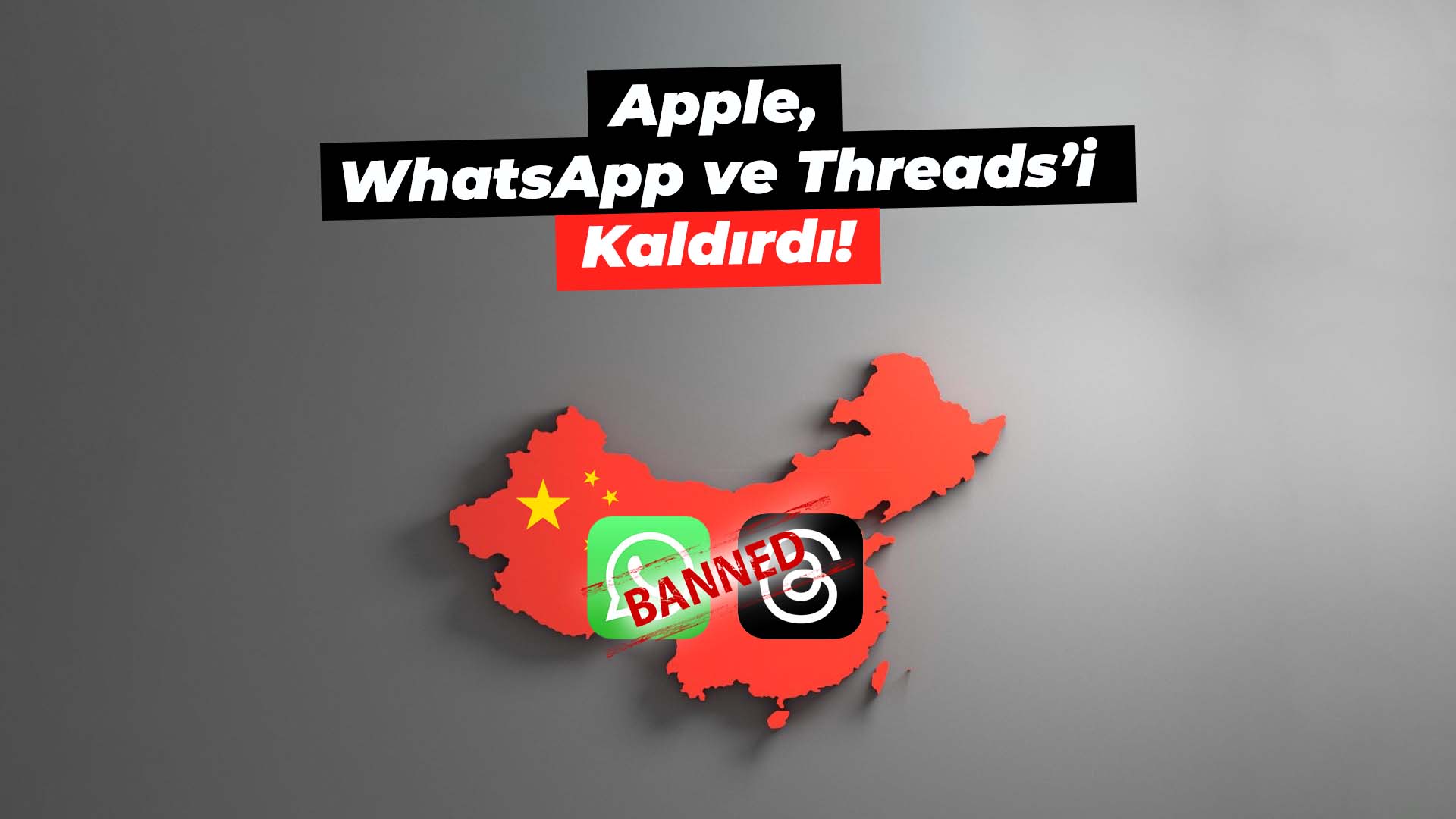 apple çinde whatsapp ve threads'i yasakladi