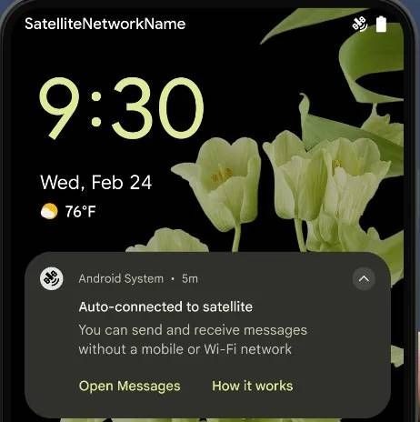 Android 15'e uydu bağlantısı özelliği geliyor!