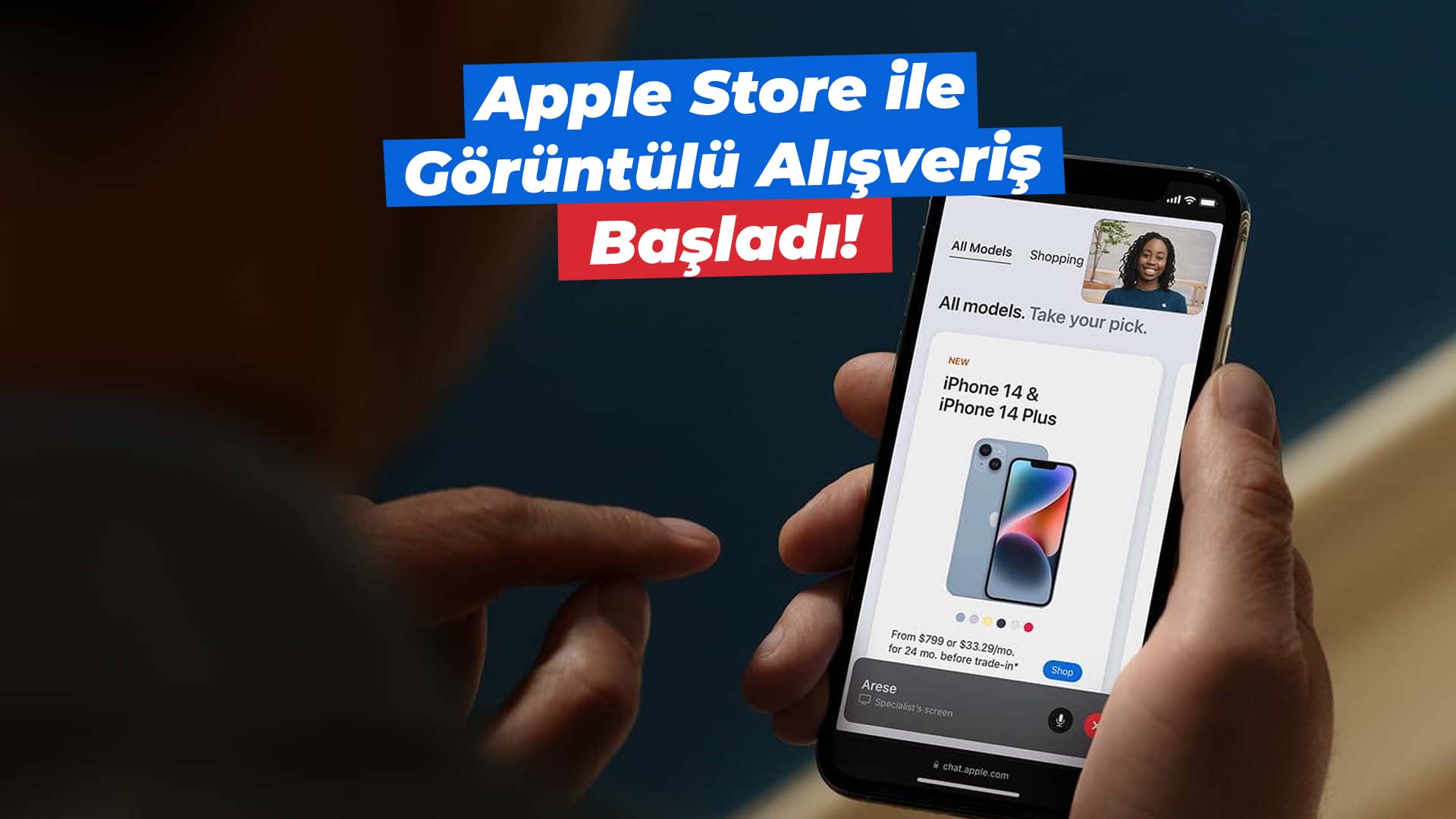 apple store görüntülü alışveriş