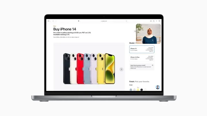 apple store görüntülü alışveriş