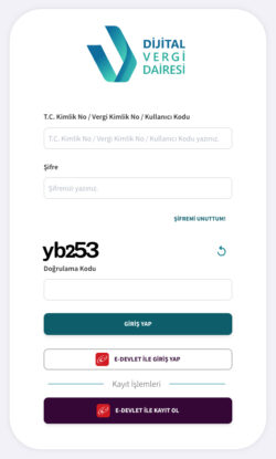 dijital vergi dairesine nasıl giriş yapılır