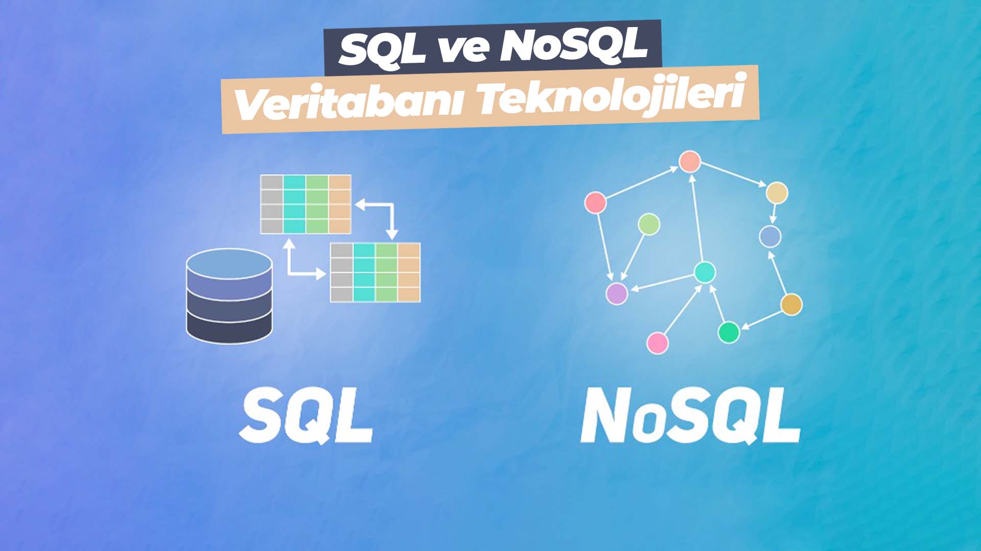 SQL ve NoSQL veri tabanı teknolojileri