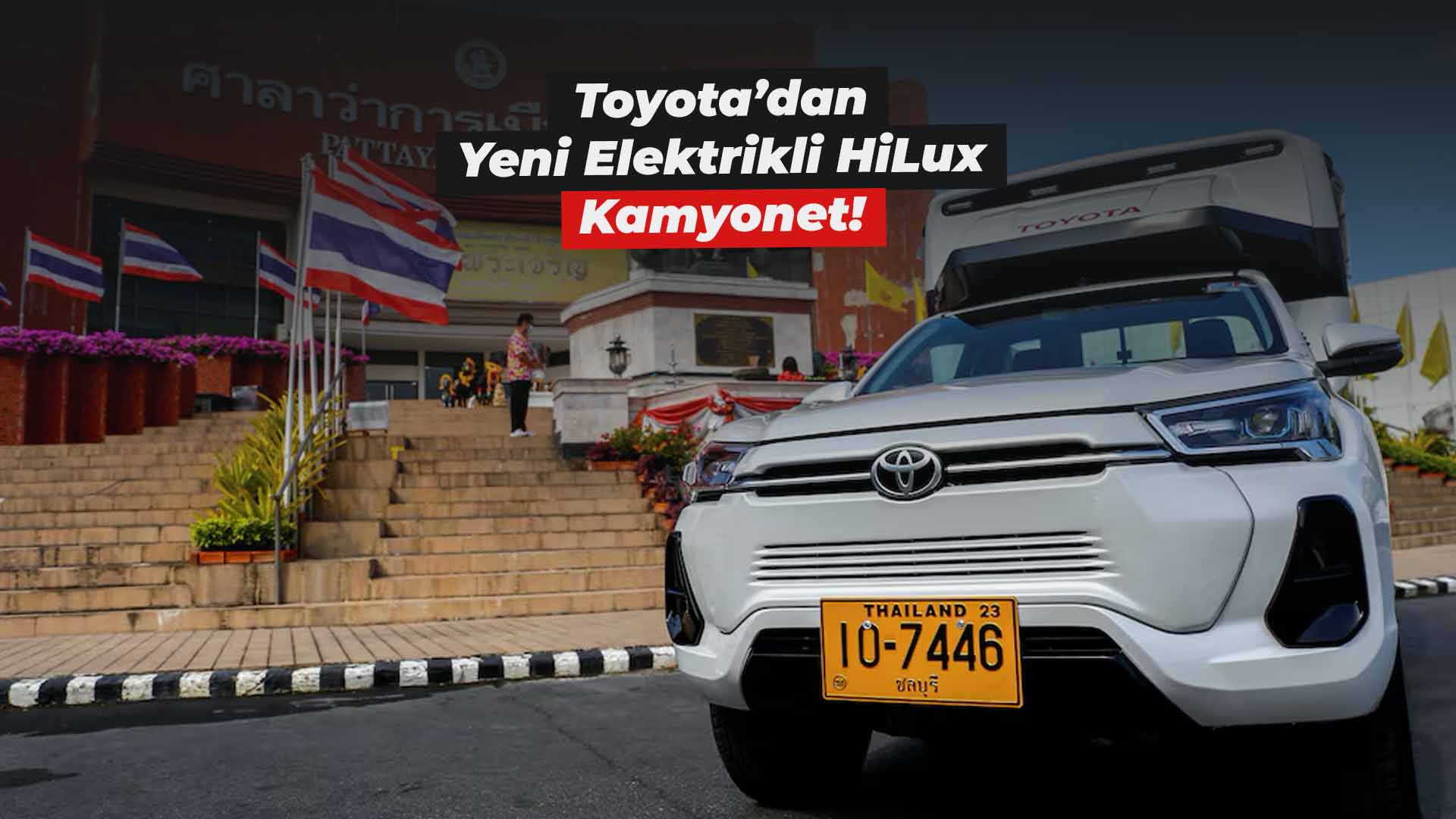 toyota hilux elektrikli kamyonet