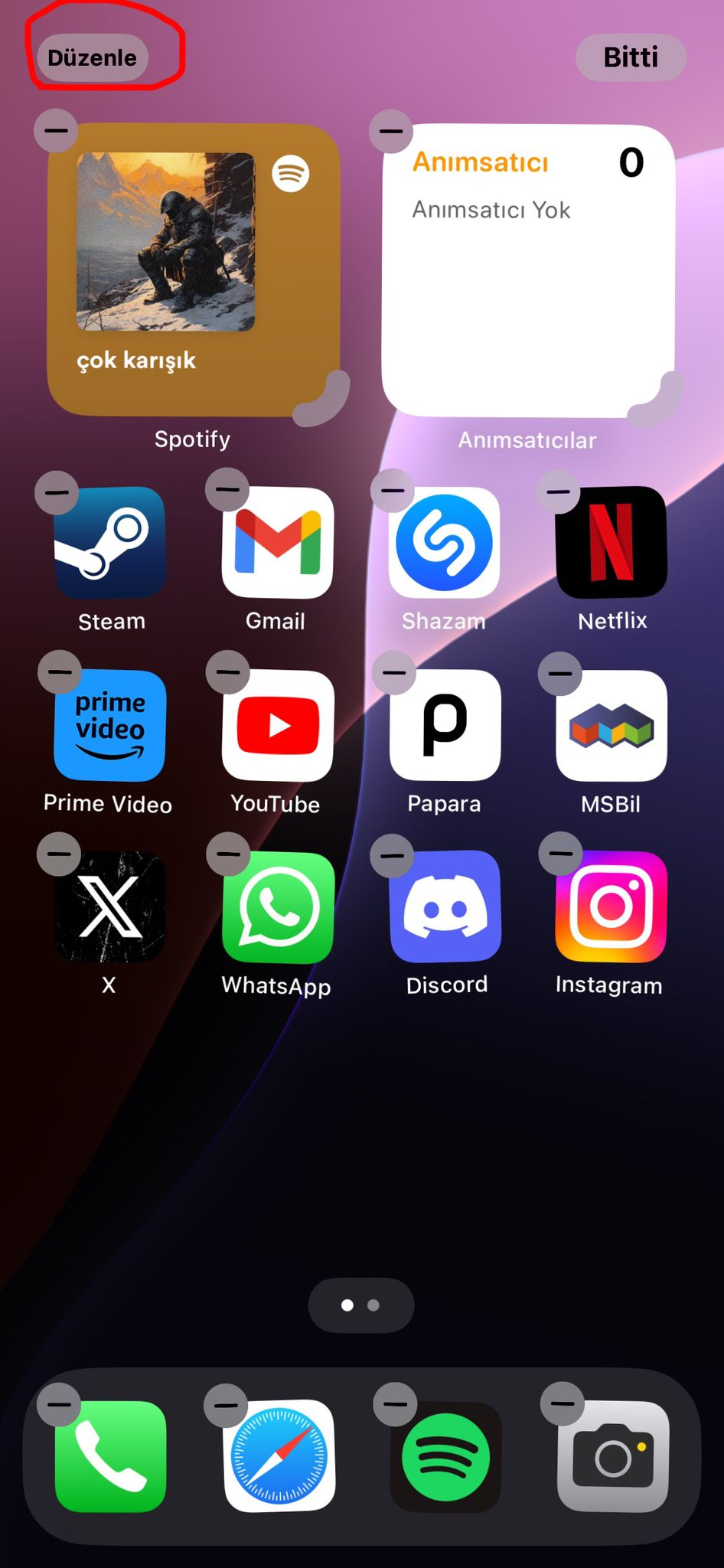 iOS 18 Beta tema değiştirme