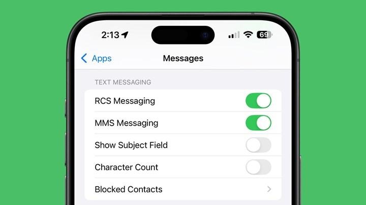 RCS Desteği iOS'a geldi