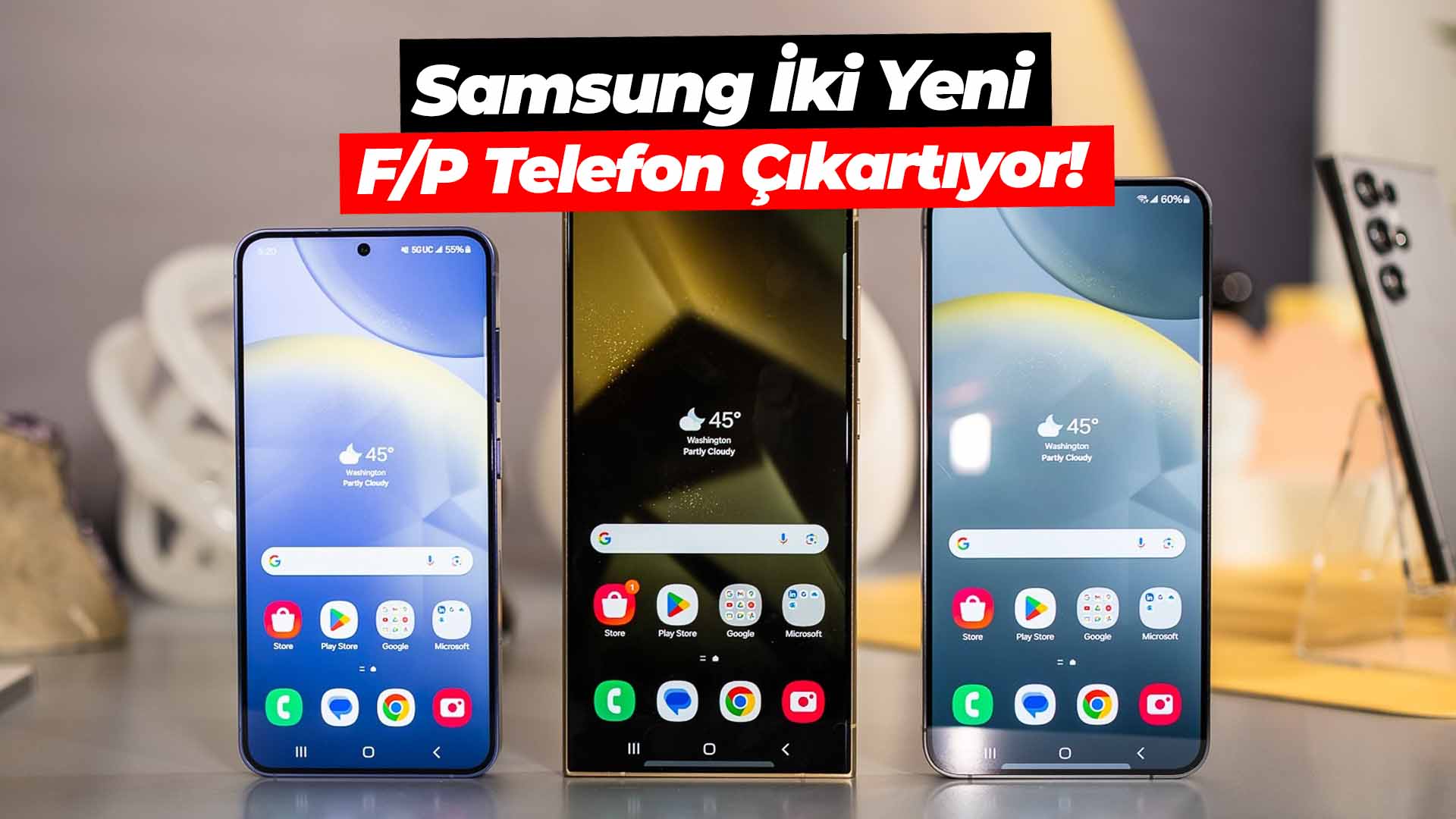 Samsung'dan iki yeni F/P telefon!