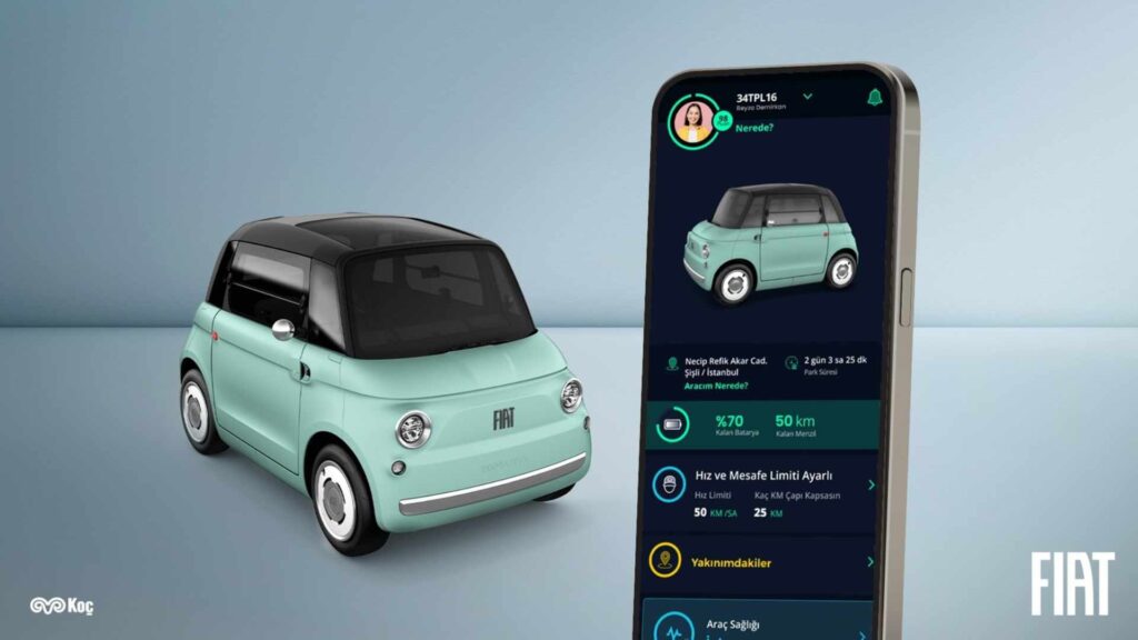 Fiat Topolino, Fiat Connect uygulamasına bağlandı!