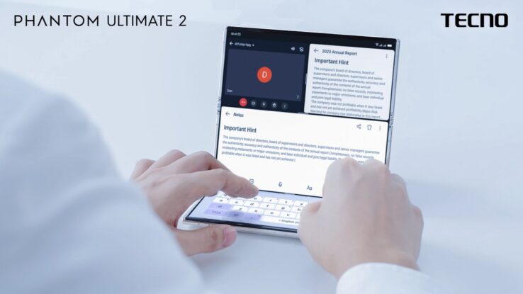 Phantom Ultimate 2: Tecno'dan üçe katlanabilir telefon