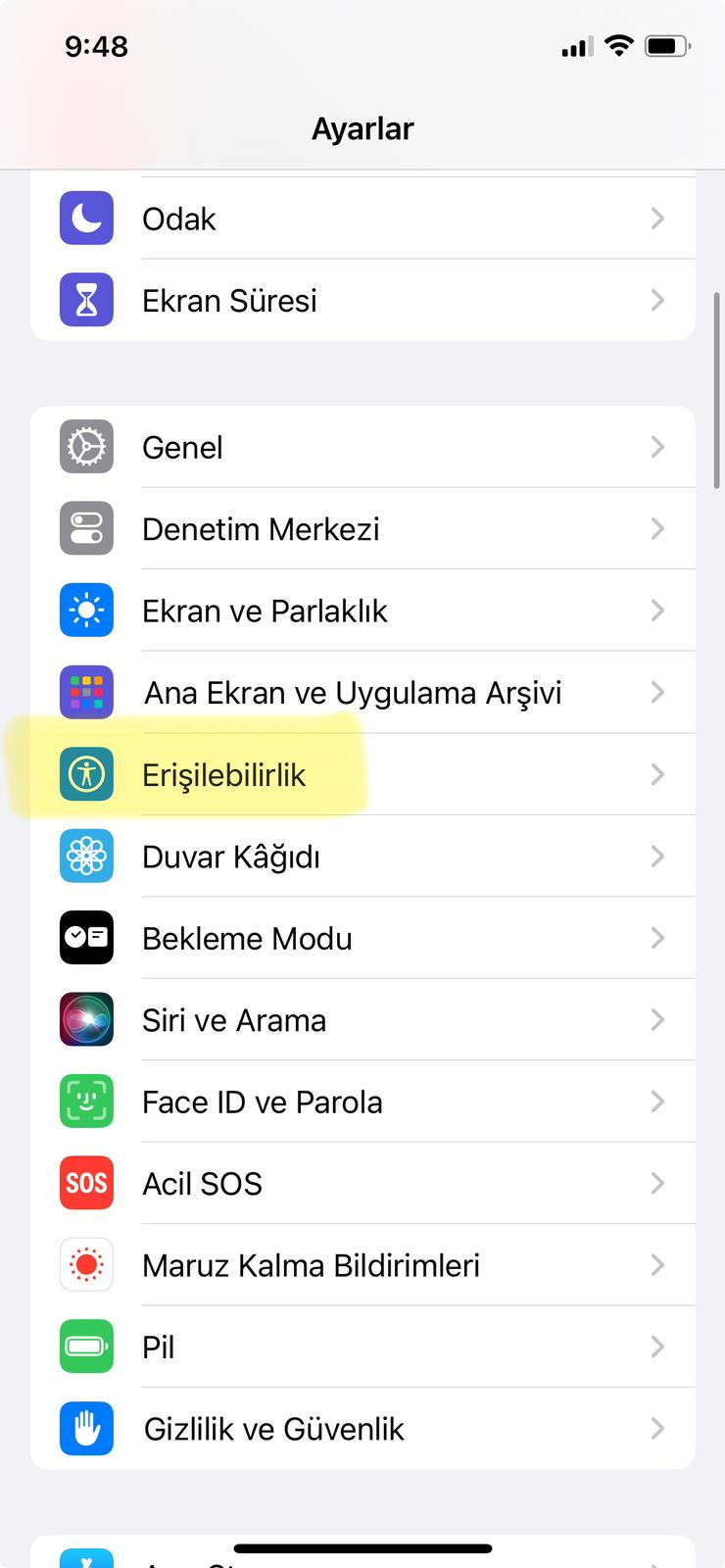 iPhone ekolayzer ayarı nasıl yapılır?