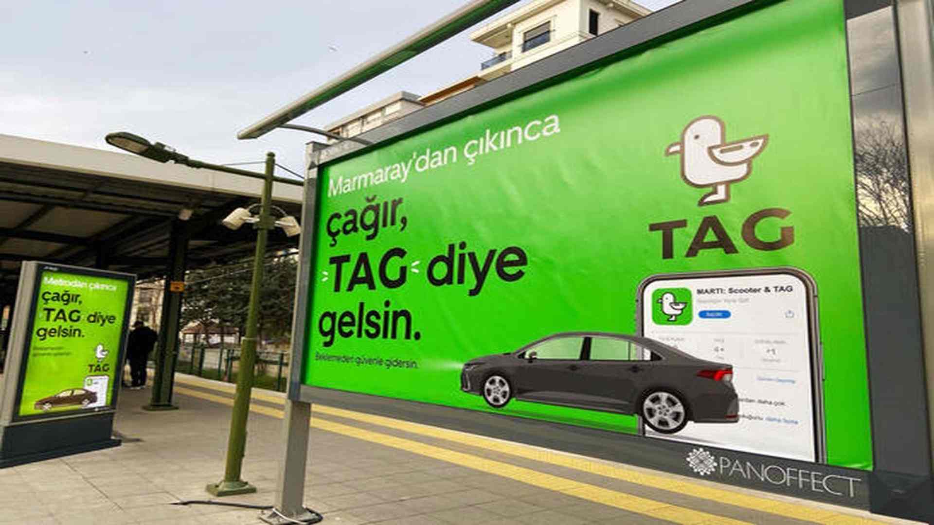 Martı TAG, paylaşımlı yolculuk detayları