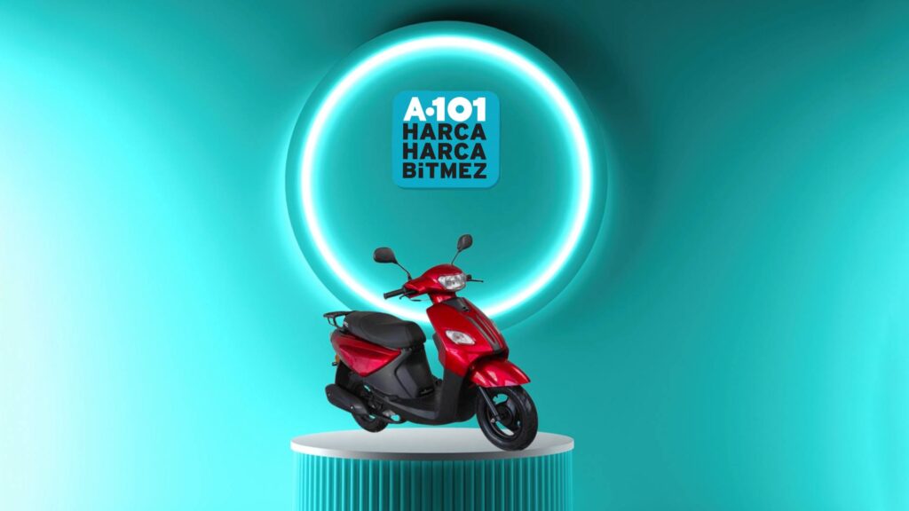 A101 5 Eylül'de Volta Apec 49.4 CC Benzinli Moped Satıyor