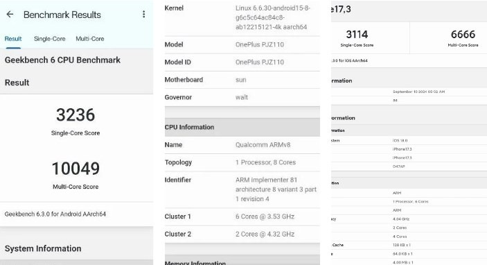 OnePlus 13, Geekbench'te görüntülendi