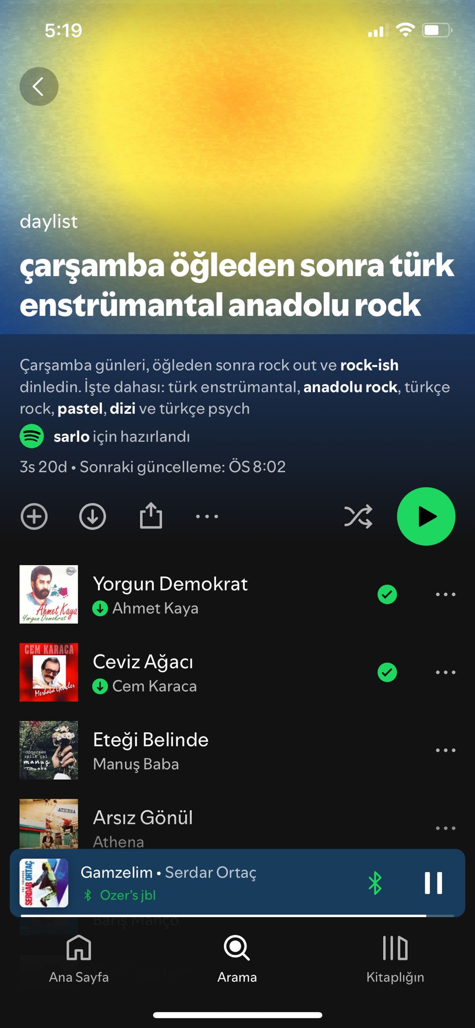 Spotify'ın Daylist özelliği Türkiye'de erişime açıldı