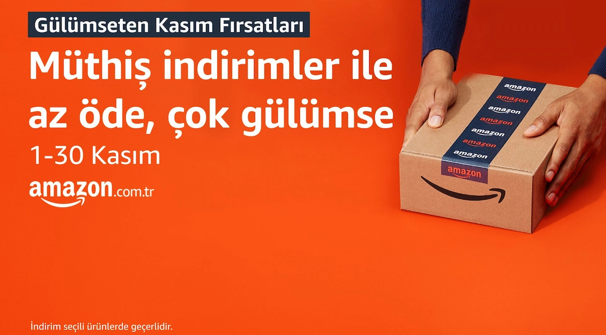 Amazon'da Gülümseten Kasım indirimleri başlıyor