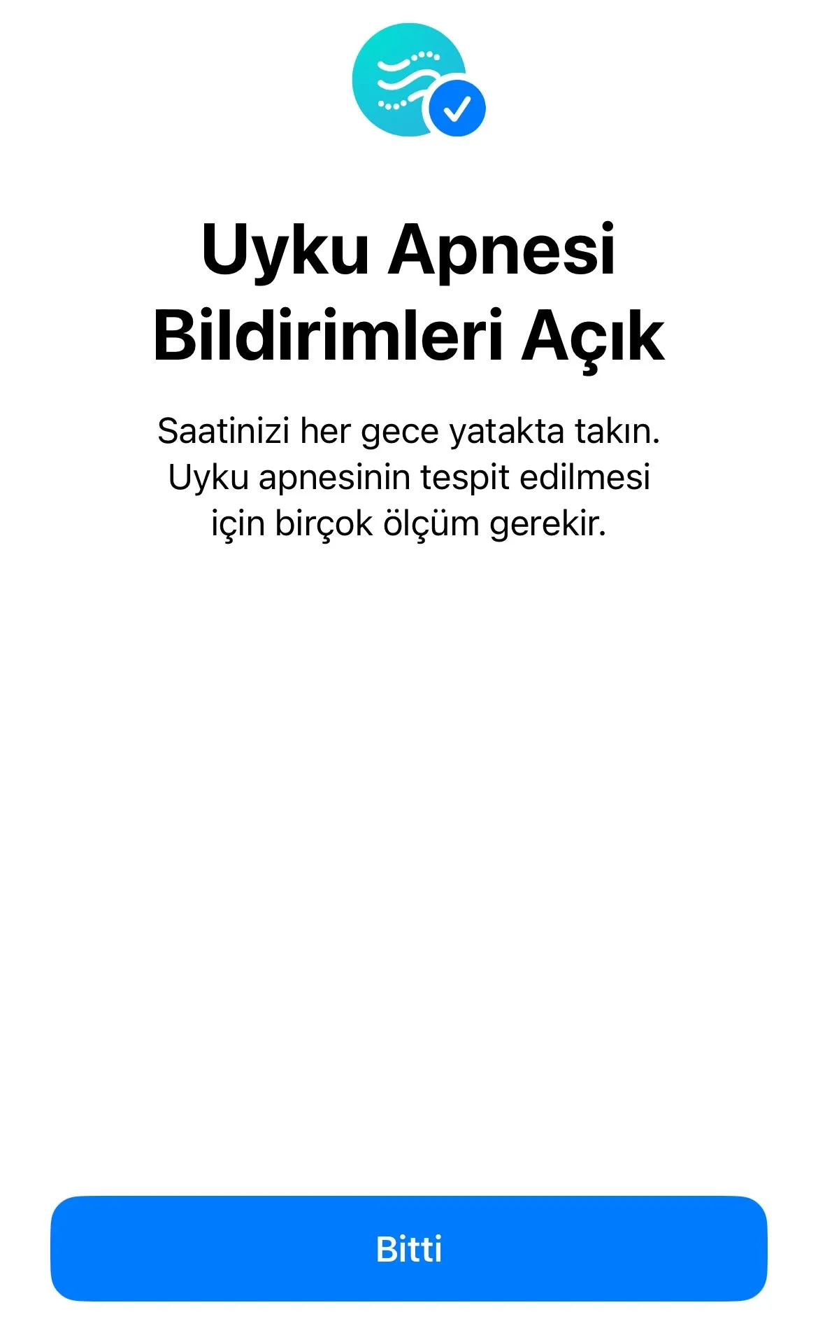 Apple Watch'un uyku apnesi tespit özelliği Türkiye'de aktif edildi!