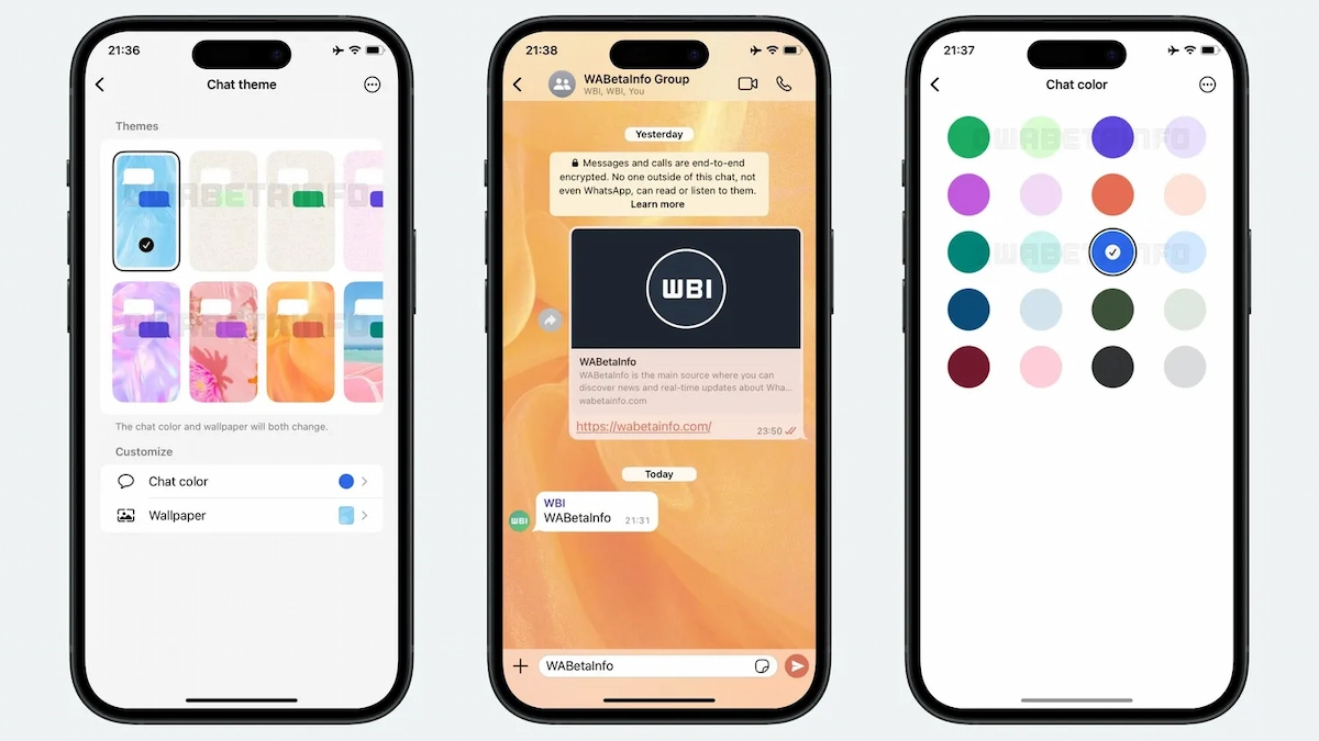 WhatsApp iPhone için yeni temalar getiriyor