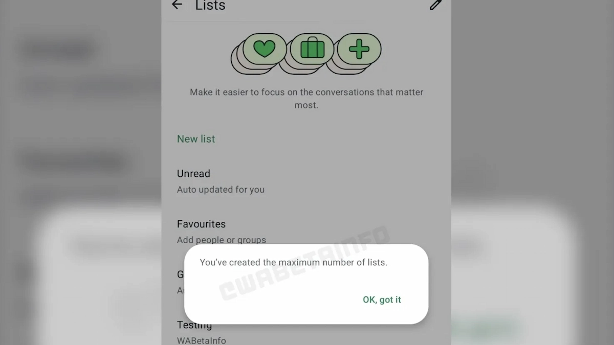 WhatsApp listeleri sınırlanıyor!