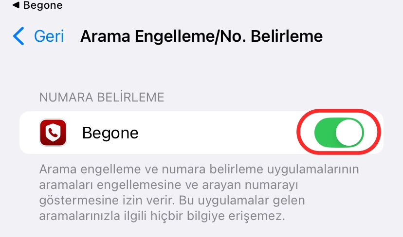 Begone: Spam Arama Engelleyici nedir?