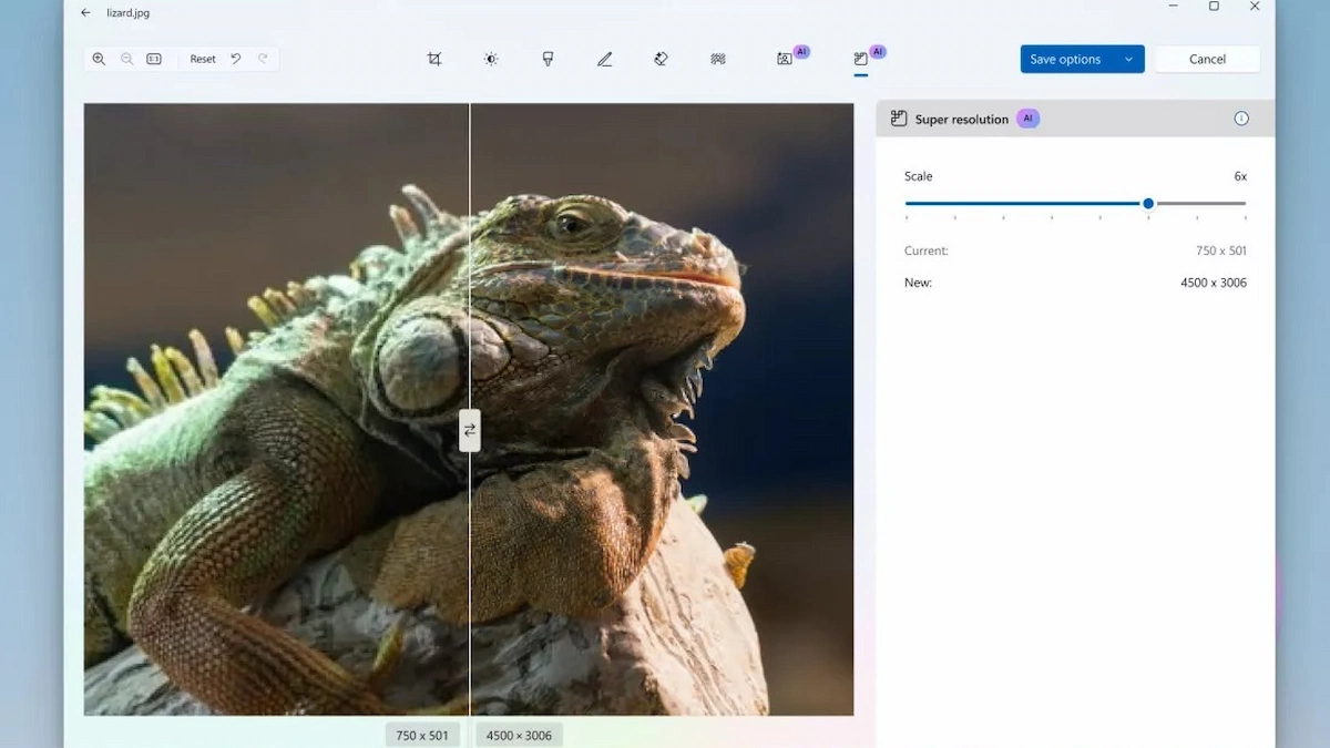 Windows 11 fotoğraflar uygulamasına yapay zeka desteği eklendi