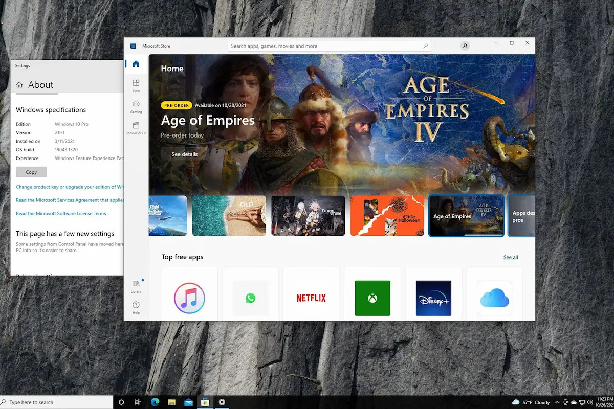 Yeni Microsoft Mağazası Windows 11'den sonra Windows 10'da teste açıldı