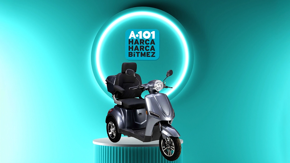 A101 Volta VM4 Neo Üç Tekerlekli Elektrikli Moped satacak - 21 Kasım