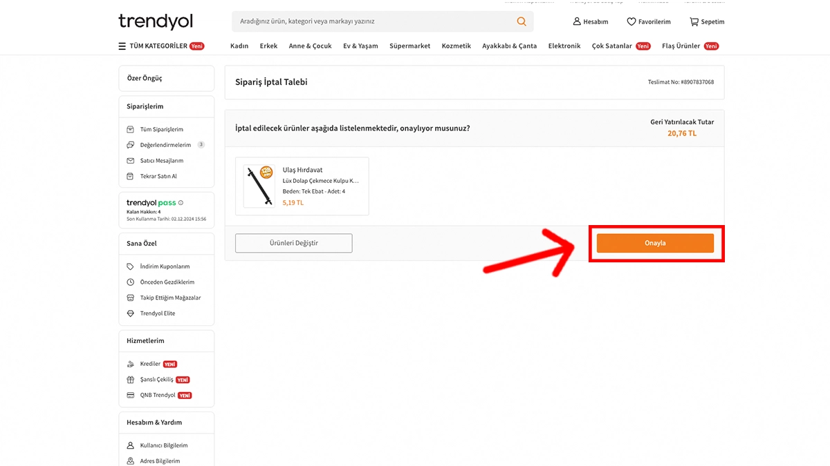 Trendyol sipariş iptali nasıl yapılır - 2024