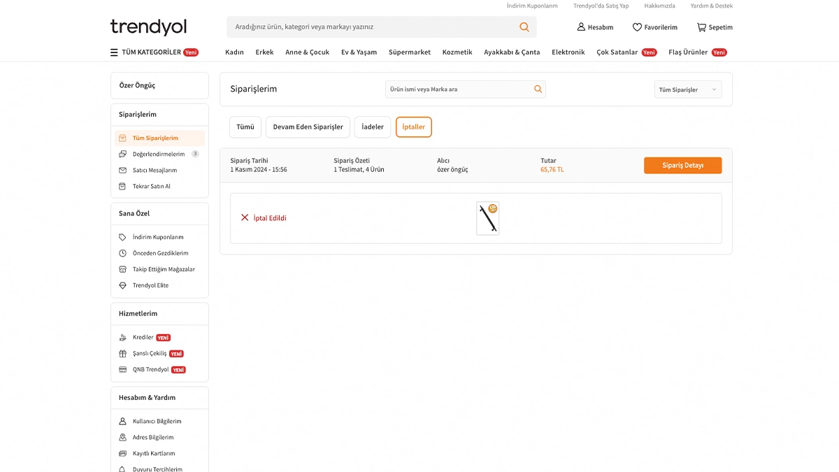 Trendyol sipariş iptali nasıl yapılır - 2024