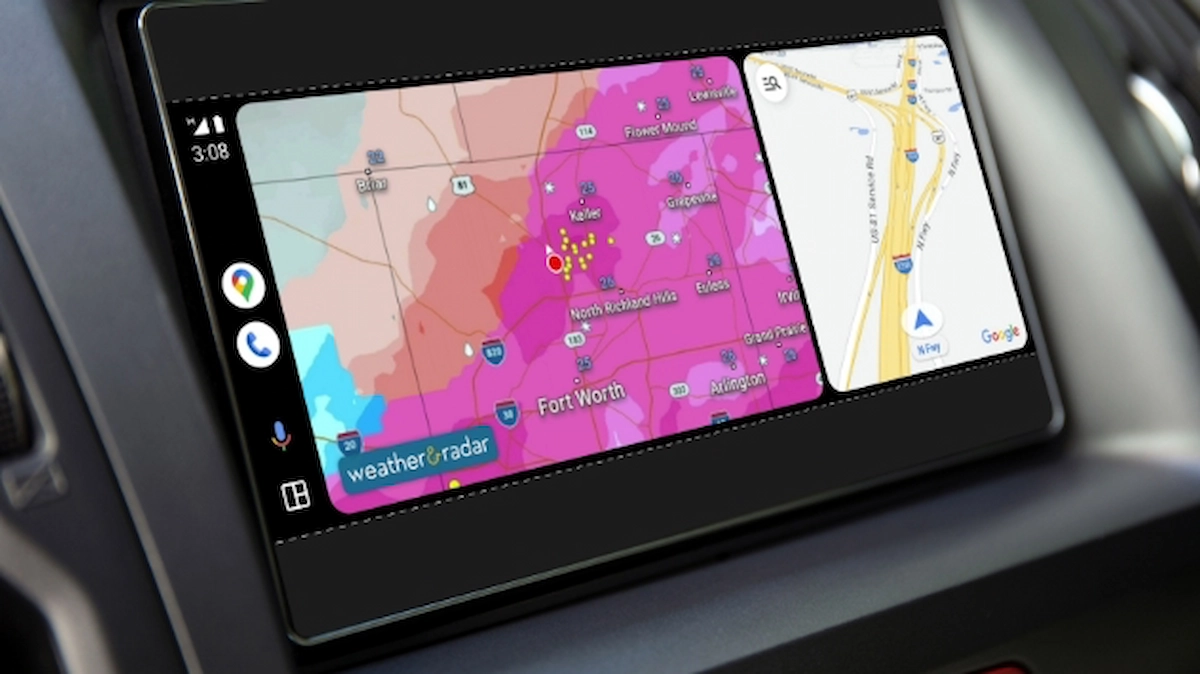 Android Auto anlık hava durumu bilgisi verecek