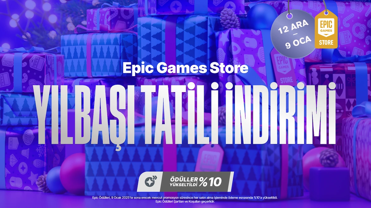 Epic Games Store Yılbaşı Tatili indirimi