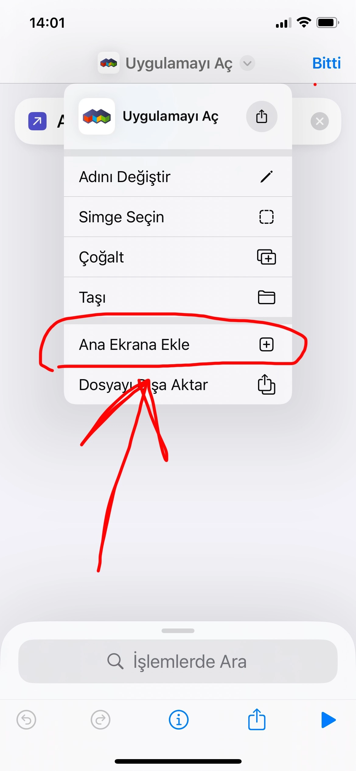 iPhone'da uygulama resimlerini futbol takımına göre ayarlama