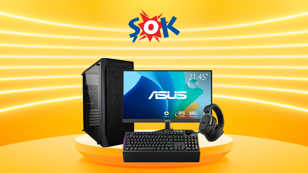 Şok marketler Asus Gaming PC satıyor