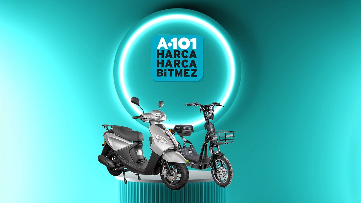 a101 apec 125 cc motosiklet ve elektrikli motorlu bisiklet 30 ocak 1