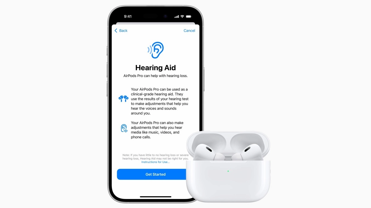 AirPods Pro 2, İngiltere'de işitme cihazına dönüşüyor!