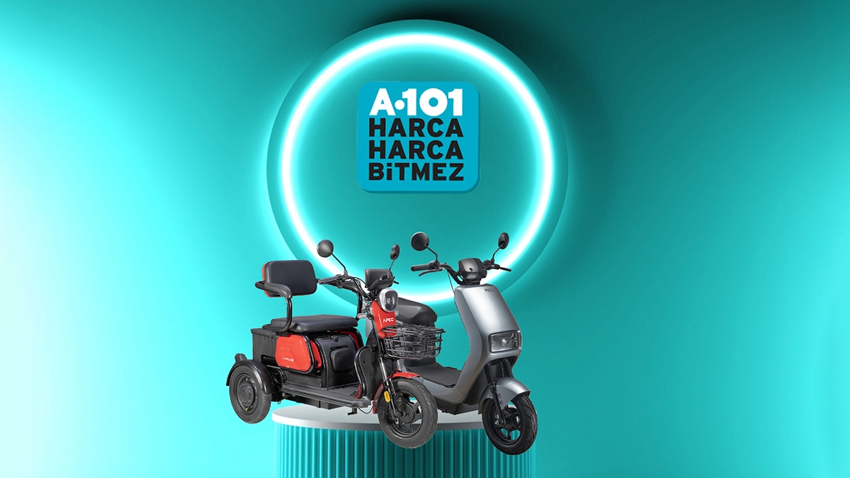 A101 iki farklı Elektrikli Moped getiriyor