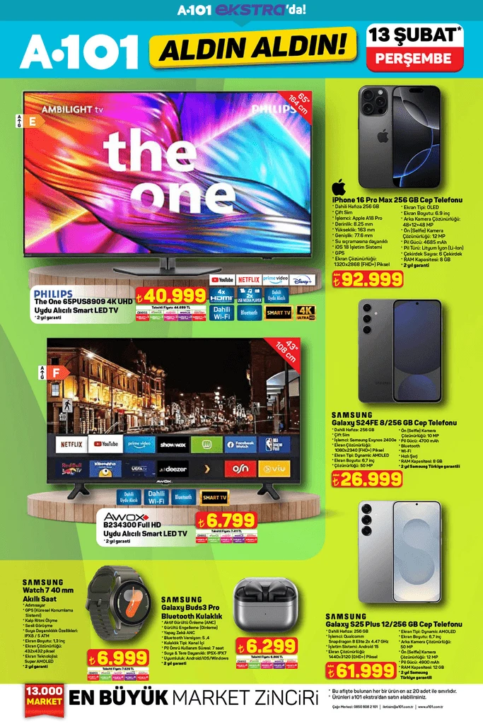 A101 iPhone 16 Pro Max'i Apple'dan 7.000 TL daha ucuza satıyor