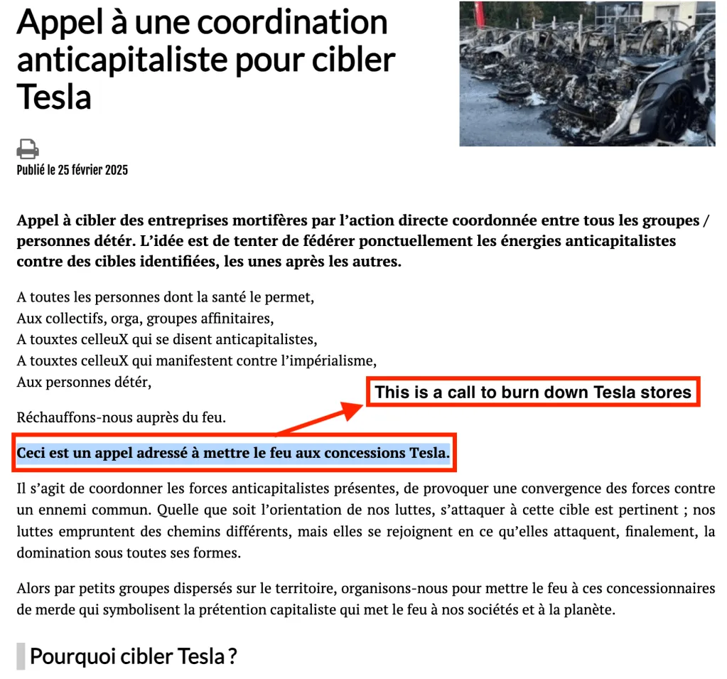 Tesla mağazasında yangın faciası!
