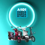 A101 elektrikli moped, bisiklet ve 125 cc benzinli motosiklet satıyor