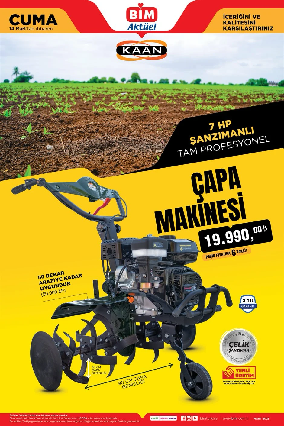 Bim Çapa Makinesi satacak